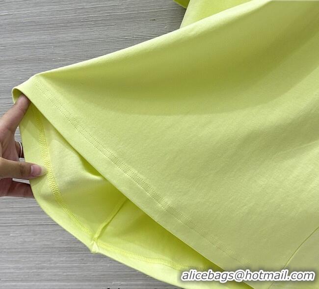 Luxury Discount Gucci Cotton T-Shirt 0717 Yellow 2025