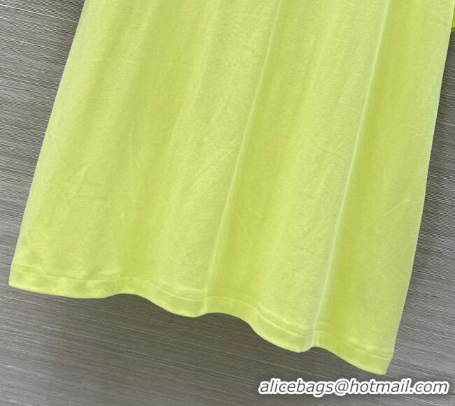 Luxury Discount Gucci Cotton T-Shirt 0717 Yellow 2025