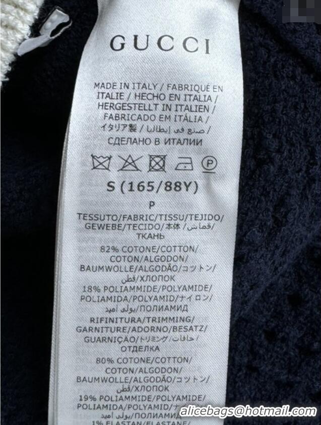 Shop Cheap Gucci Knit Cardigan G072403 Blue 2025
