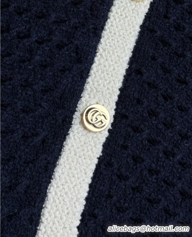 Shop Cheap Gucci Knit Cardigan G072403 Blue 2025