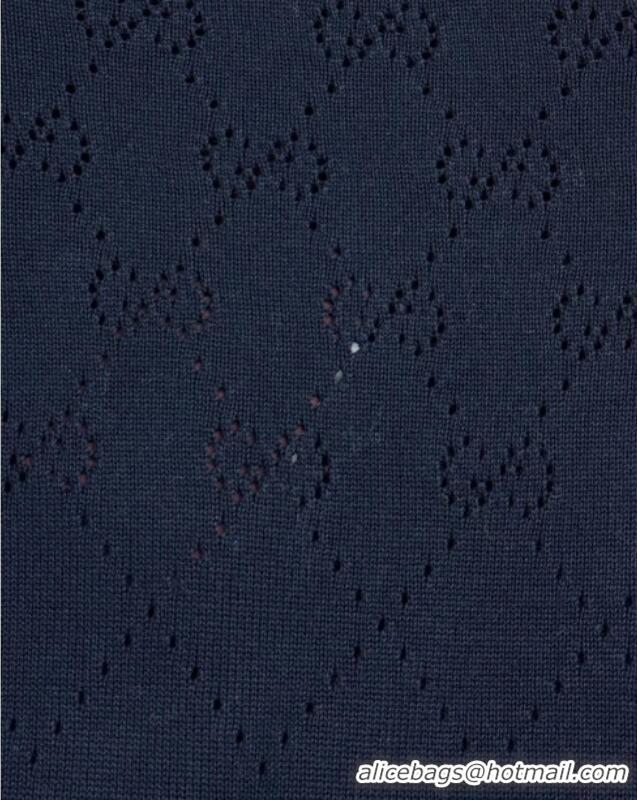 Famous Brand Gucci Knit Cardigan G072405 Deep Blue 2025