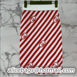 Traditional Specials Gucci Wool Skirt G072410 Red 2025