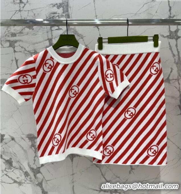 Traditional Specials Gucci Wool Skirt G072410 Red 2025