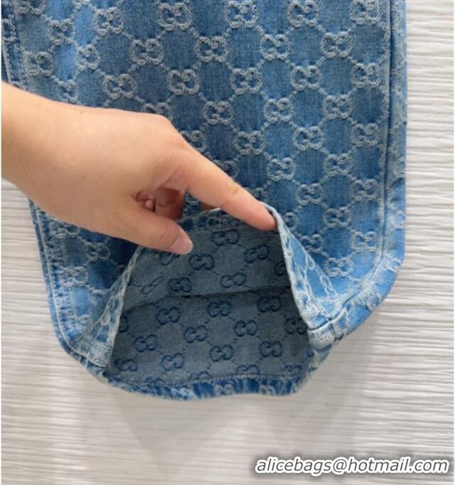 Top Grade Gucci GG Denim Jeans G73019 Blue 2025