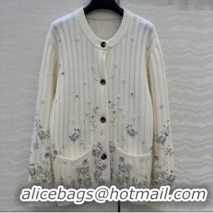 Good Product Gucci Cashmere Cardigan G090109 White 2025