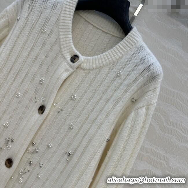 Good Product Gucci Cashmere Cardigan G090109 White 2025
