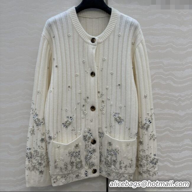Good Product Gucci Cashmere Cardigan G090109 White 2025
