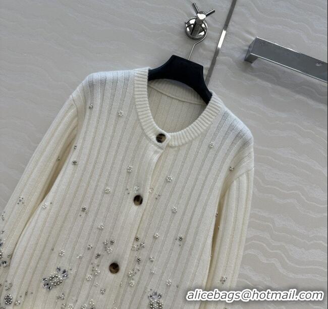 Good Product Gucci Cashmere Cardigan G090109 White 2025