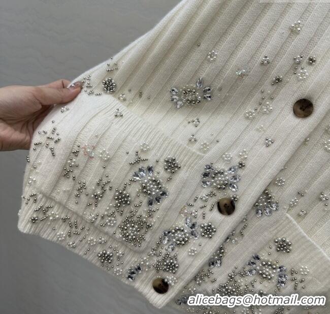 Good Product Gucci Cashmere Cardigan G090109 White 2025