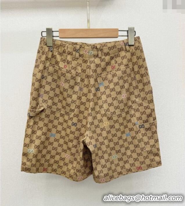 Top Quality Gucci GG Jacket & Shorts G090413 Beige 2025