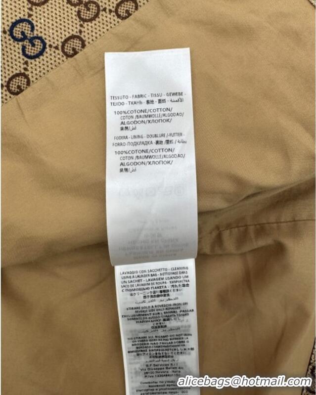 Top Quality Gucci GG Jacket & Shorts G090413 Beige 2025