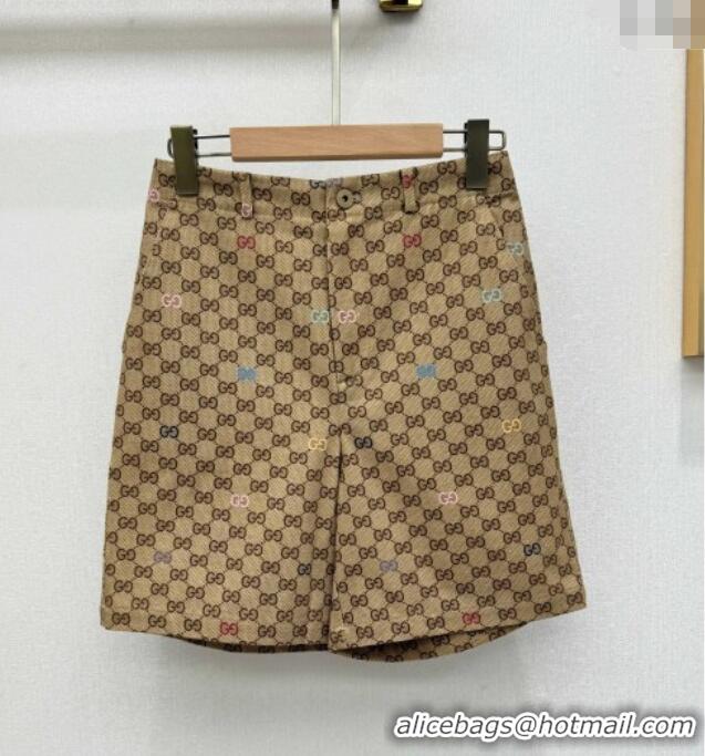 Top Quality Gucci GG Jacket & Shorts G090413 Beige 2025
