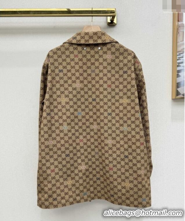 Top Quality Gucci GG Jacket & Shorts G090413 Beige 2025