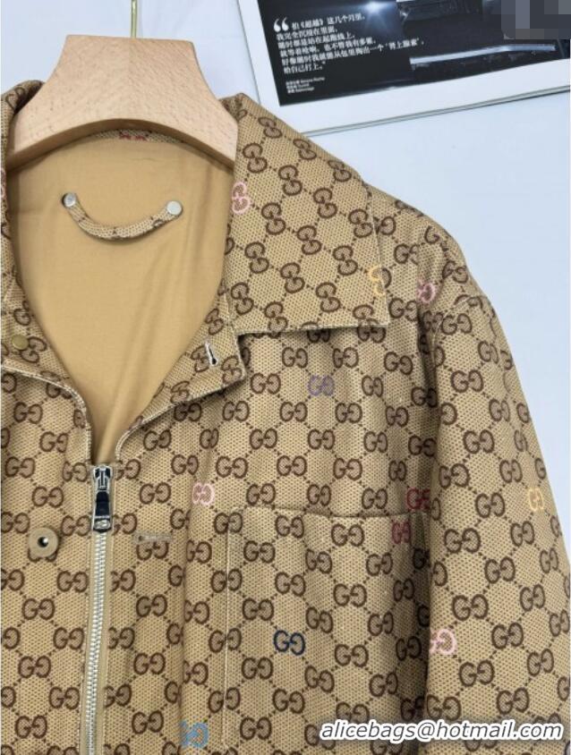 Top Quality Gucci GG Jacket & Shorts G090413 Beige 2025