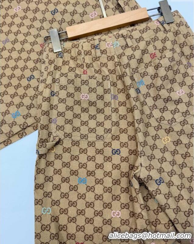 Top Quality Gucci GG Jacket & Shorts G090413 Beige 2025