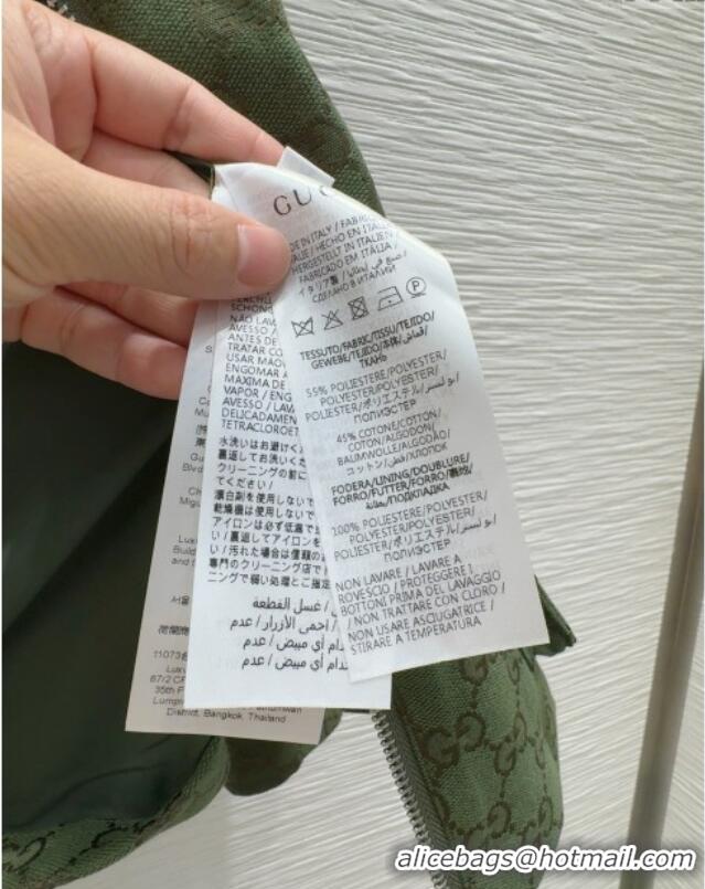 Affordable Price Gucci GG Jacket with Horsebit GG091904 Green 2025