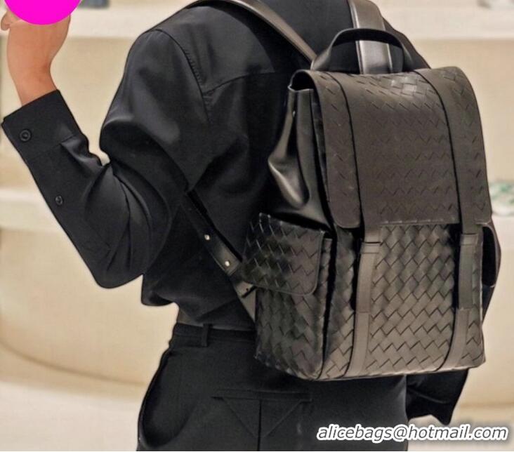 Best Price Bottega Veneta Intrecciato Leather Back To School Backpack 805971 Black