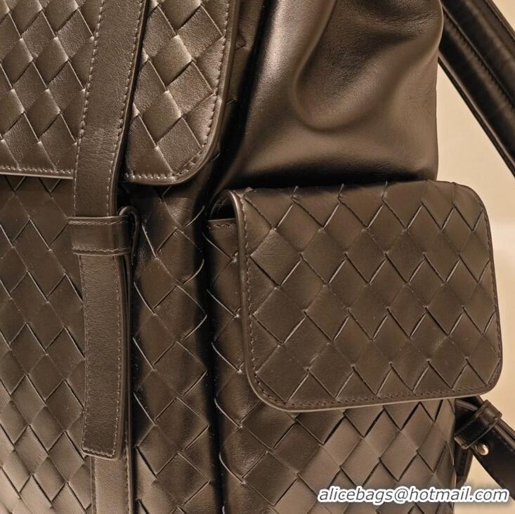 Best Price Bottega Veneta Intrecciato Leather Back To School Backpack 805971 Black
