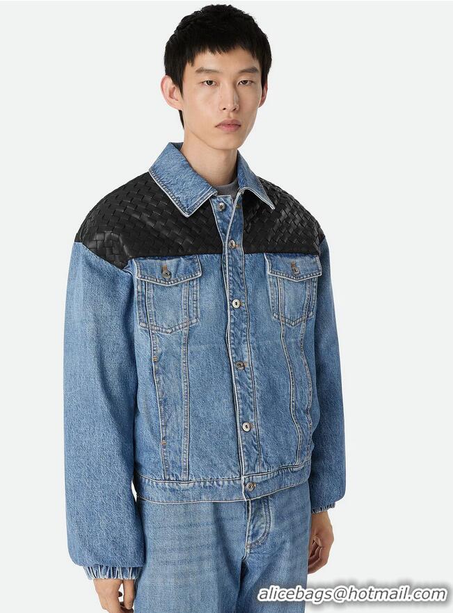 ​Grade Design Bottega Veneta Vintage Indigo Denim Jacket 833896 Mid Blue