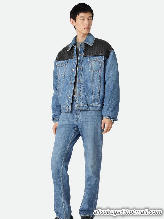​Grade Design Bottega Veneta Vintage Indigo Denim Jacket 833896 Mid Blue