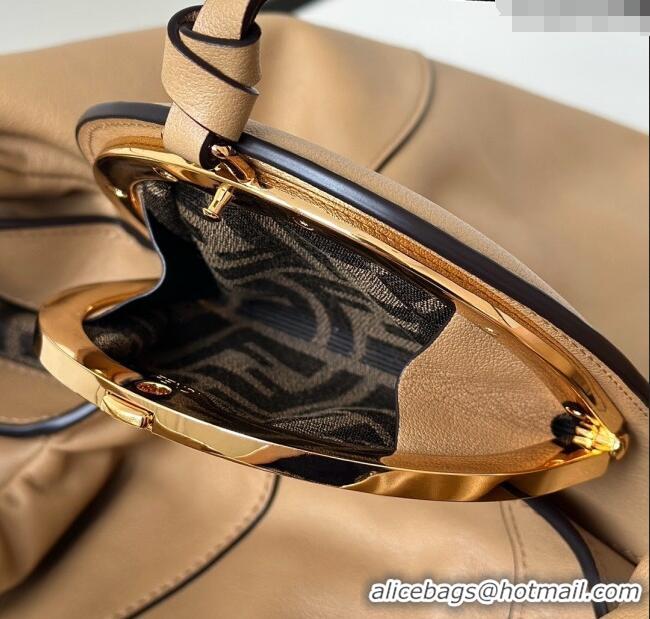 Discount Promotional Fendi Spy Large Bag in Leather 80888L Beige 2025