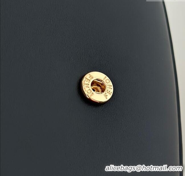 Super Quality Fendi Fendigraphy Wallet on Chain Mini bag in Leather 8687 Black 2025