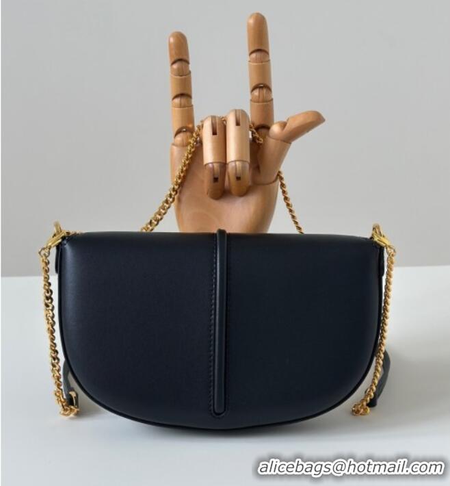 Super Quality Fendi Fendigraphy Wallet on Chain Mini bag in Leather 8687 Black 2025
