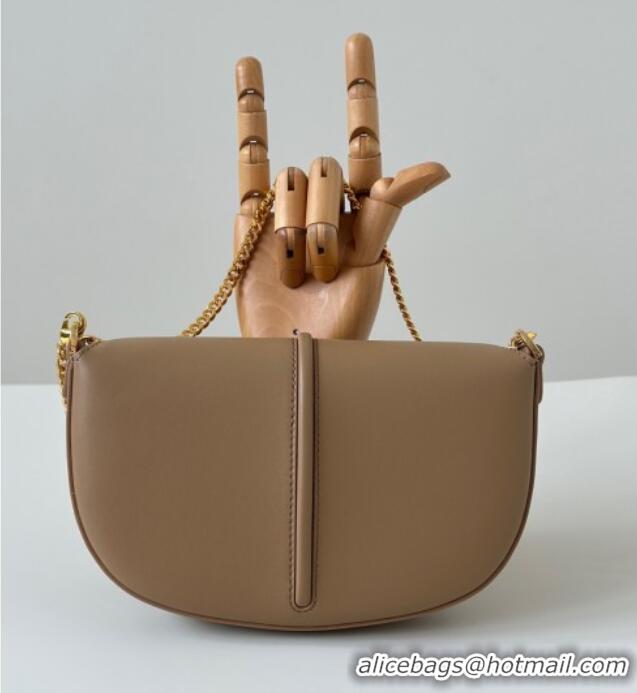 Well Crafted Fendi Fendigraphy Wallet on Chain Mini bag in Leather 8687 Apricot 2025
