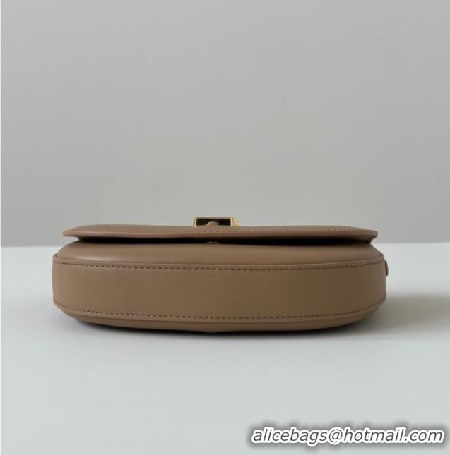 Well Crafted Fendi Fendigraphy Wallet on Chain Mini bag in Leather 8687 Apricot 2025