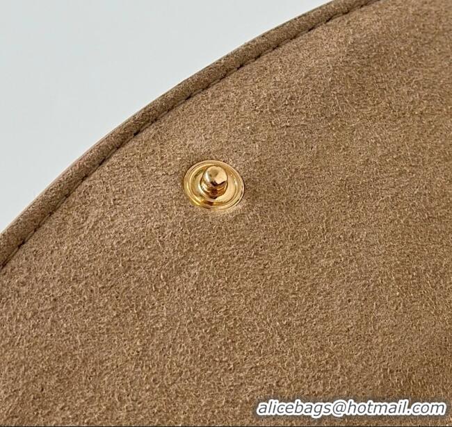 Well Crafted Fendi Fendigraphy Wallet on Chain Mini bag in Leather 8687 Apricot 2025