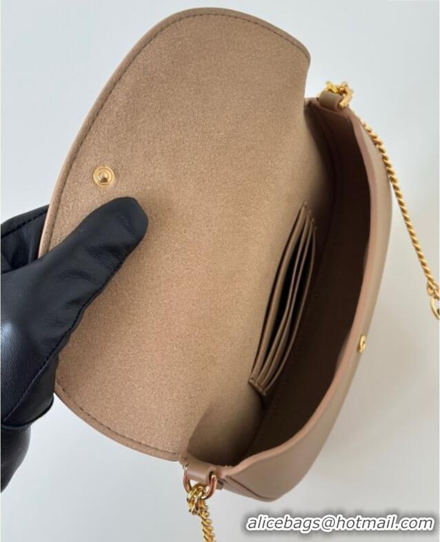 Well Crafted Fendi Fendigraphy Wallet on Chain Mini bag in Leather 8687 Apricot 2025