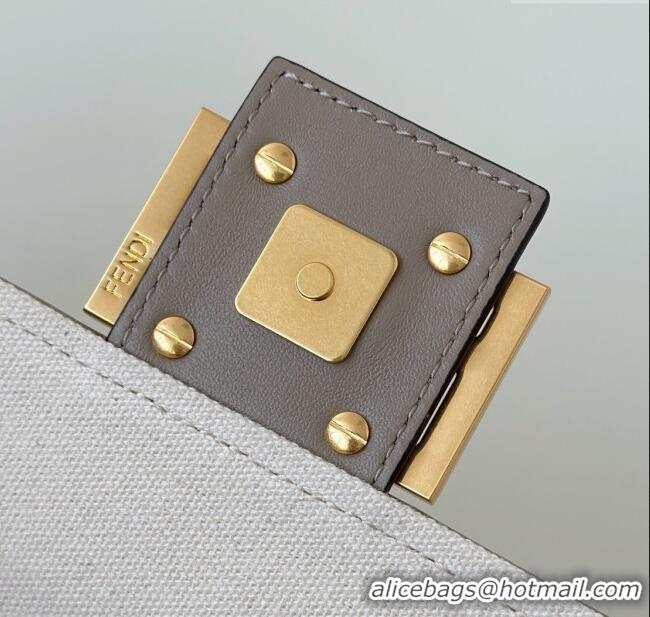 Top Quality Fendi Baguette Medium Bag in Canvas with FF embroidery 0159M Green/Blue/Multicolor 2025