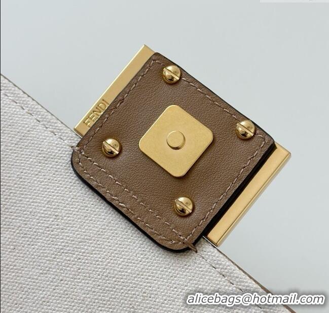 Hot Sell Cheap Fendi Baguette Mini Bag in Canvas with FF embroidery 0159S Red/Multicolor 2025