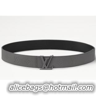 ​Reasonable Price Louis Vuitton Taurillon 40mm Reversible Belt M8662V Dark Grey