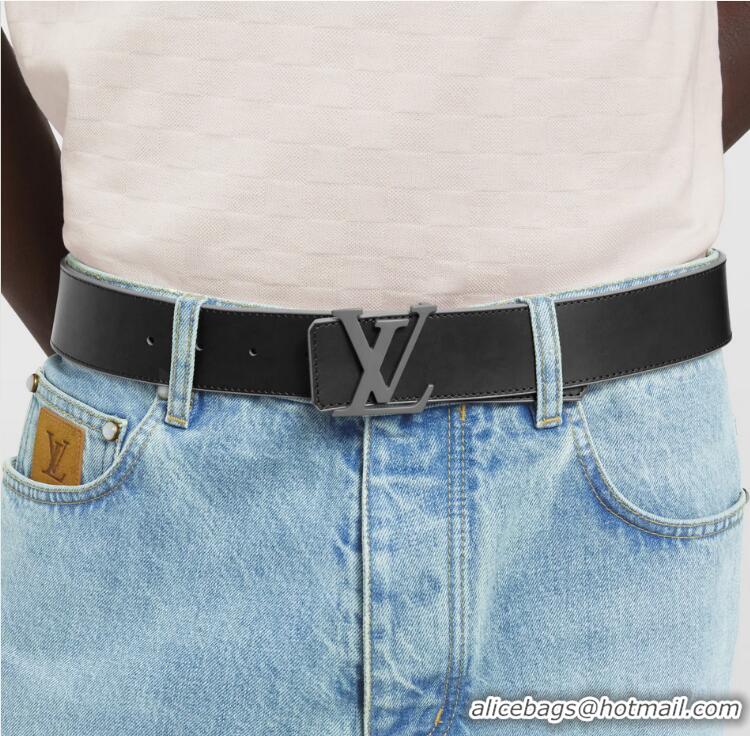 ​Reasonable Price Louis Vuitton Taurillon 40mm Reversible Belt M8662V Dark Grey