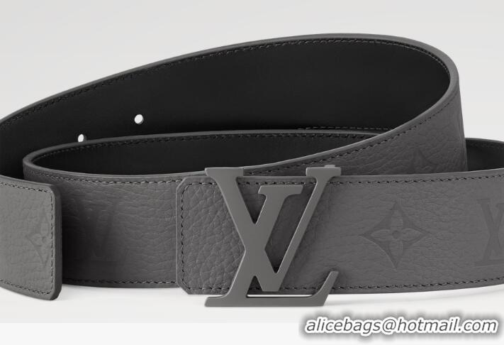 ​Reasonable Price Louis Vuitton Taurillon 40mm Reversible Belt M8662V Dark Grey