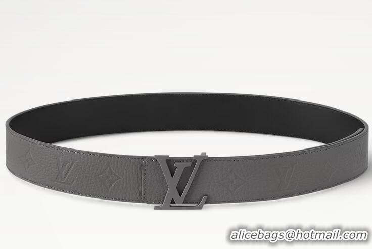 ​Reasonable Price Louis Vuitton Taurillon 40mm Reversible Belt M8662V Dark Grey