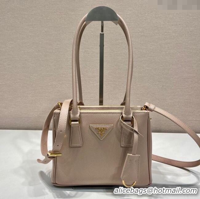 Buy Inexpensive Prada Galleria Saffiano leather mini-bag 1BA906 Powder Pink 2025