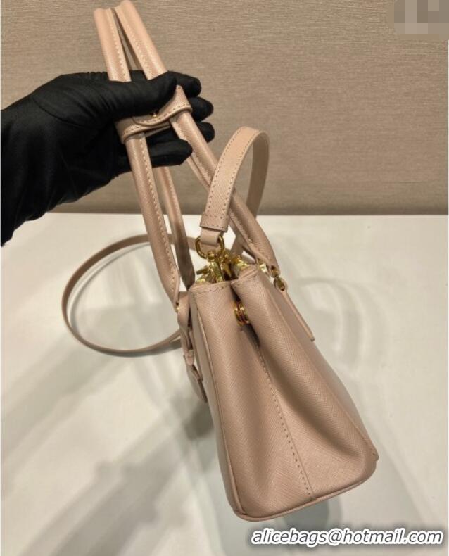 Buy Inexpensive Prada Galleria Saffiano leather mini-bag 1BA906 Powder Pink 2025
