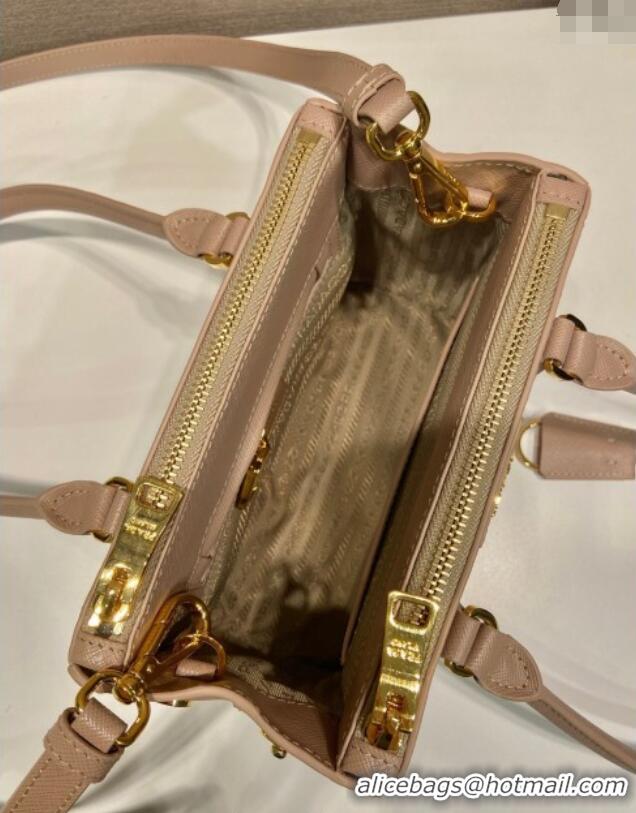 Buy Inexpensive Prada Galleria Saffiano leather mini-bag 1BA906 Powder Pink 2025