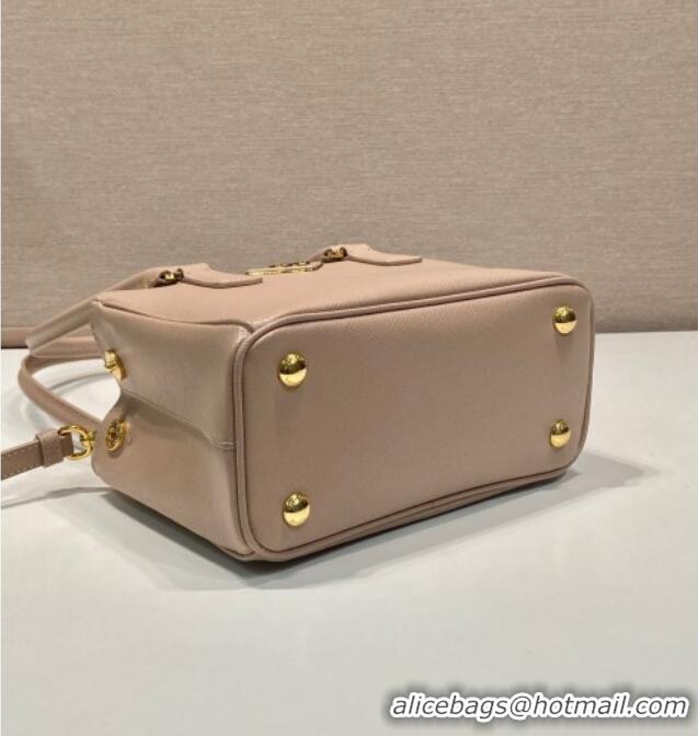 Buy Inexpensive Prada Galleria Saffiano leather mini-bag 1BA906 Powder Pink 2025