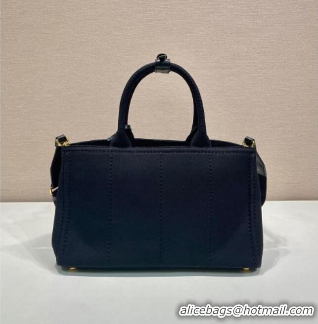 Buy Promotional Prada Jardiniere large canvas handbag 1BG554 Black 2025