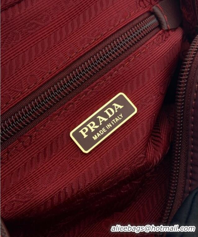 Market Sells Prada Small Re-Nylon pouch 1NS021 Burgundy 2025