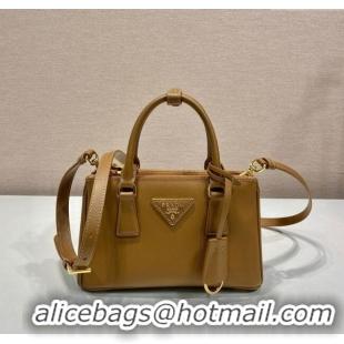 Traditional Specials Prada Galleria mini Saffiano leather bag 1BA916 Brown 2025