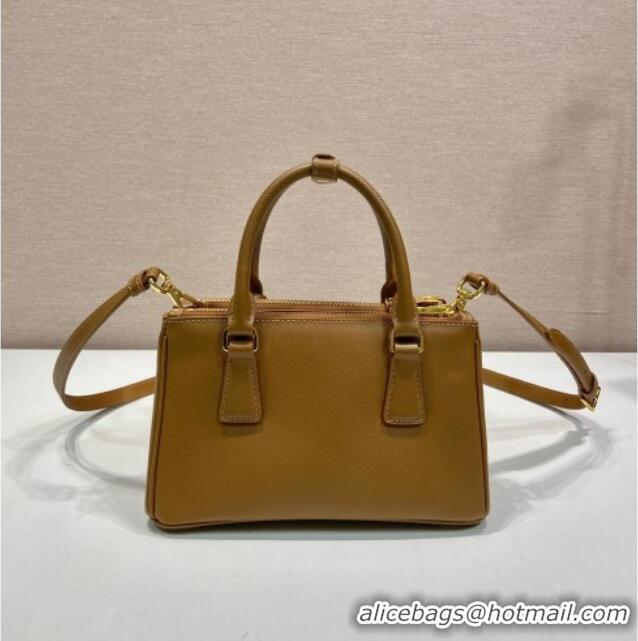 Traditional Specials Prada Galleria mini Saffiano leather bag 1BA916 Brown 2025