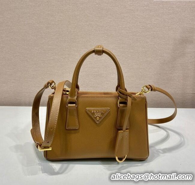 Traditional Specials Prada Galleria mini Saffiano leather bag 1BA916 Brown 2025