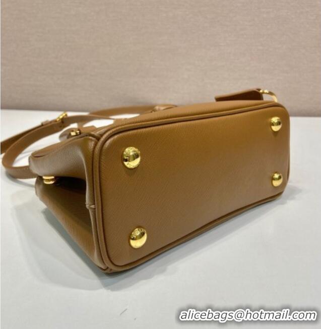 Traditional Specials Prada Galleria mini Saffiano leather bag 1BA916 Brown 2025