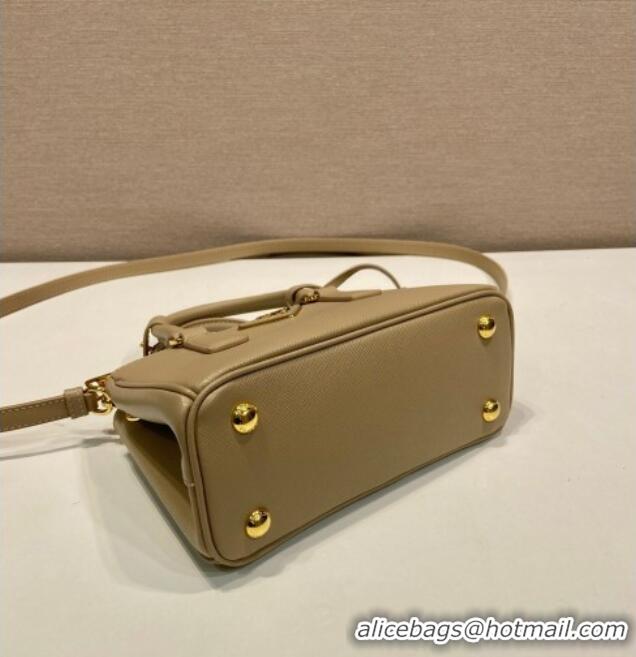 Well Crafted Prada Galleria mini Saffiano leather bag 1BA916 Beige 2025