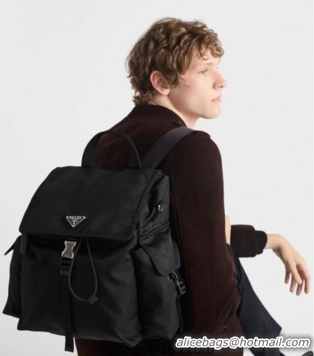 Good Taste Prada Mens Explore Re-Nylon and leather backpack bag 2VZ118 2025