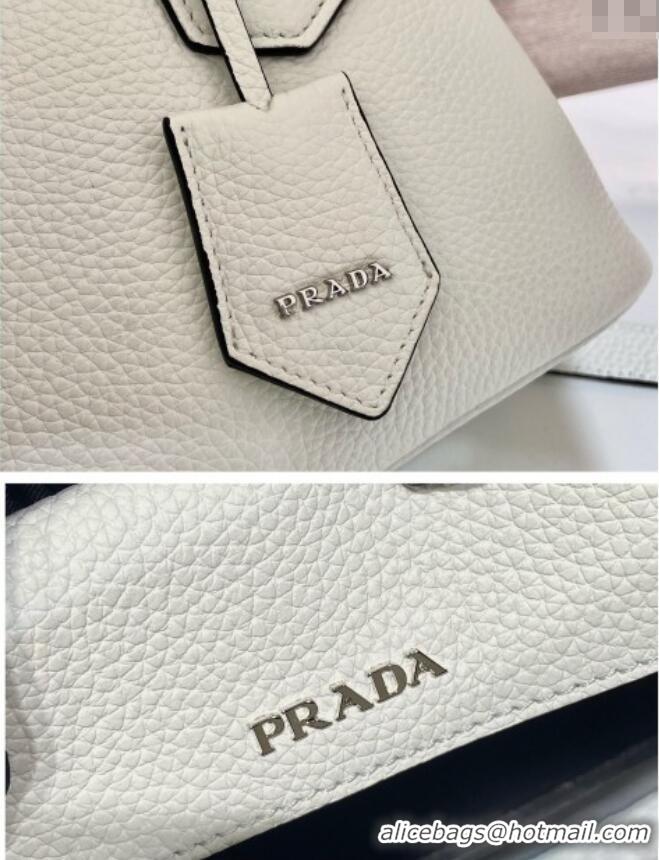Traditional Specials Prada Double small Grained leather bag 1BG443 Brown 2025